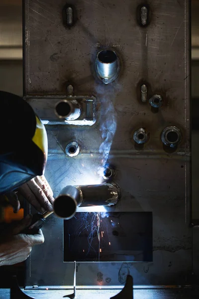 Metallurgie Fabrik Für Die Produktion Von Schweren Pelletöfen Und Heizkesseln — Stockfoto