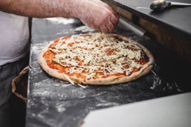 Pizza hazırlama ya da hazırlama işlemini kapat