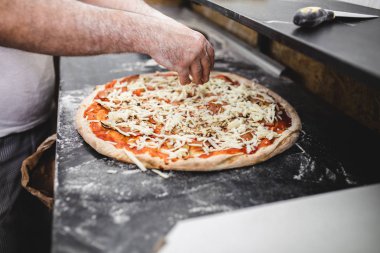 Pizza hazırlama ya da hazırlama işlemini kapat
