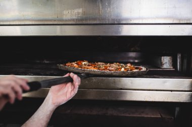 Pizza hazırlama ya da hazırlama işlemini kapat