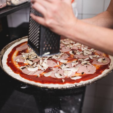 Pizza hazırlama ya da hazırlama işlemini kapat