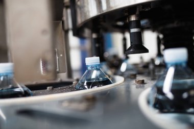Şişeleme tesisi - su işleme ve şişe ve galon saf mineral Gazlı su şişeleme için satır şişeleme.