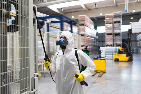Pulvérisateur Portatif Pour Pulvérisation Pesticides Dans Une Usine Production Fabrication — Photo