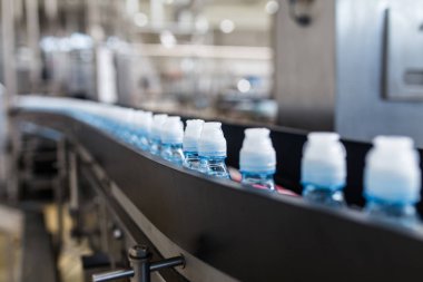Pet Preform. Darbe için evde beslenen hayvan içinde plastik şişe şişirme kalıplama makinesi otomatik. Robot hattı. Endüstriyel teknoloji.