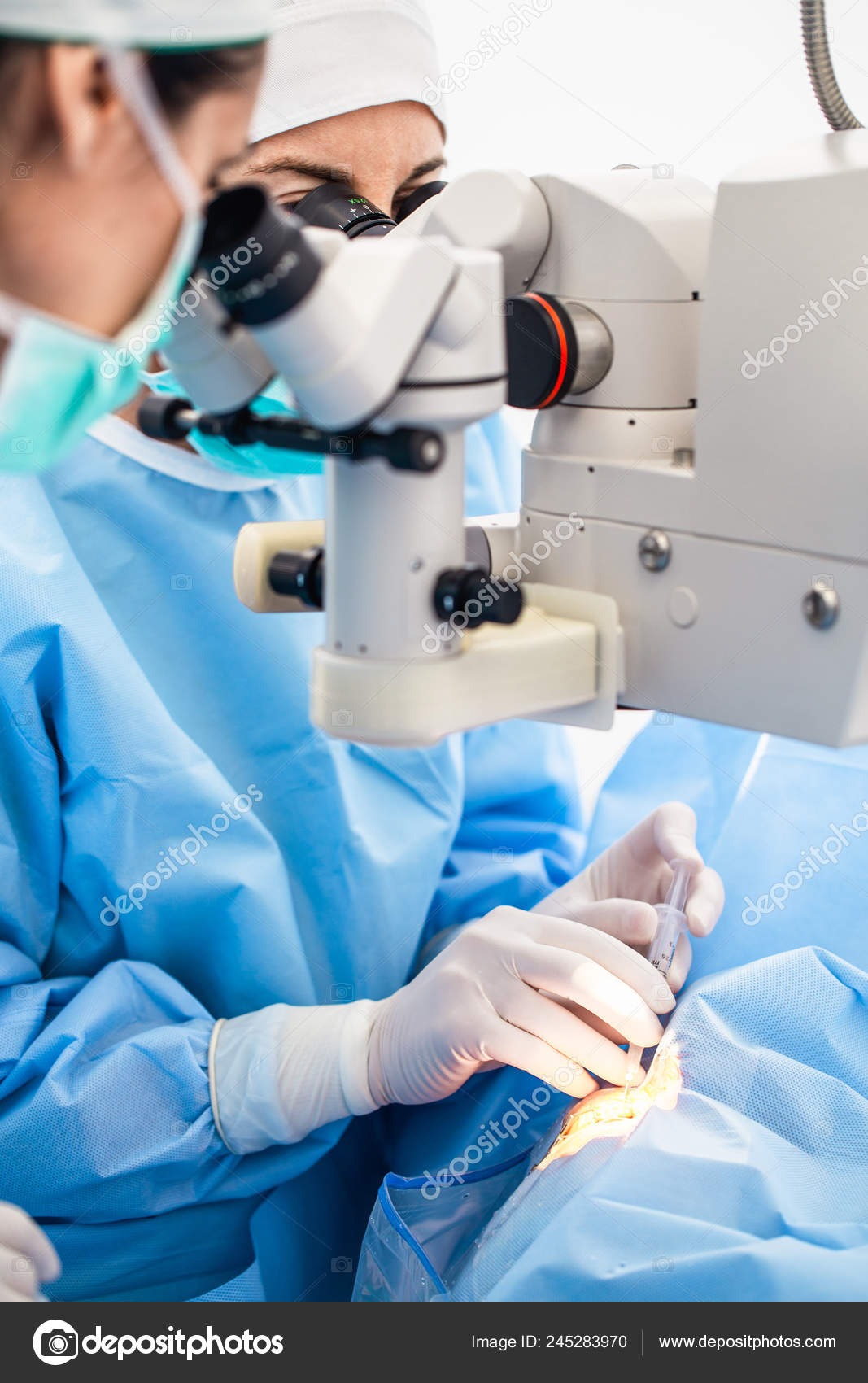 Eye Surgery Process Treatment Cataract Diopter Correction Surgical