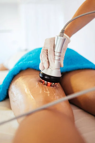 Cavitation Body Treatment Contemporary Medicine Health Beauty Improvement Fat Cellulite — Stock Photo, Image
