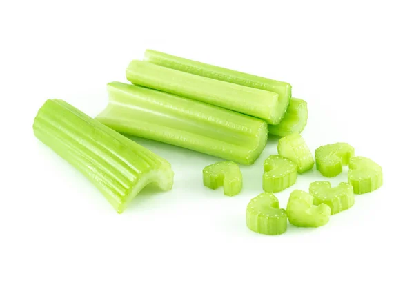 Čerstvá celer zelenina izolovaná na bílém pozadí, zdravotní stav — Stock fotografie