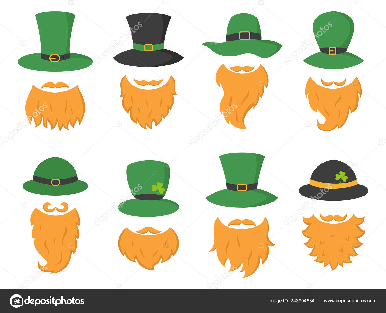 leprechaun hat with beard