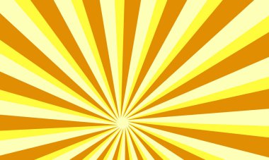 Parlak Sarı Güneş, Parlak Işık Efekti ile Yaz Dokusunu Işınlıyor