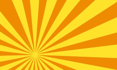 Parlak Sarı Güneş, Parlak Işık Efekti ile Yaz Dokusunu Işınlıyor