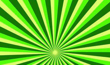 Retro Pop Tasarımı için Yeşil Işık Çizgi Roman Günışığı Özeti Arkaplanı