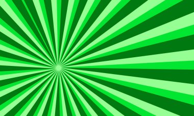 Retro Pop Tasarımı için Yeşil Işık Çizgi Roman Günışığı Özeti Arkaplanı