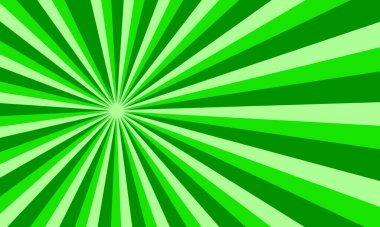 Retro Pop Tasarımı için Yeşil Işık Çizgi Roman Günışığı Özeti Arkaplanı