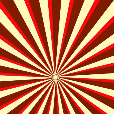 Parlak Güneş Işığı Işınları Desenli Kırmızı Soyut Arkaplan