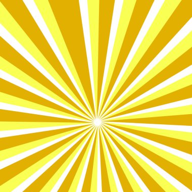 Parlak Güneş Patlaması Desenli Sarı Soyut Arkaplan