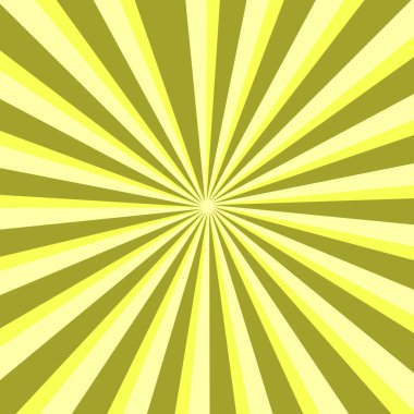 Parlak Güneş Patlaması Desenli Sarı Soyut Arkaplan