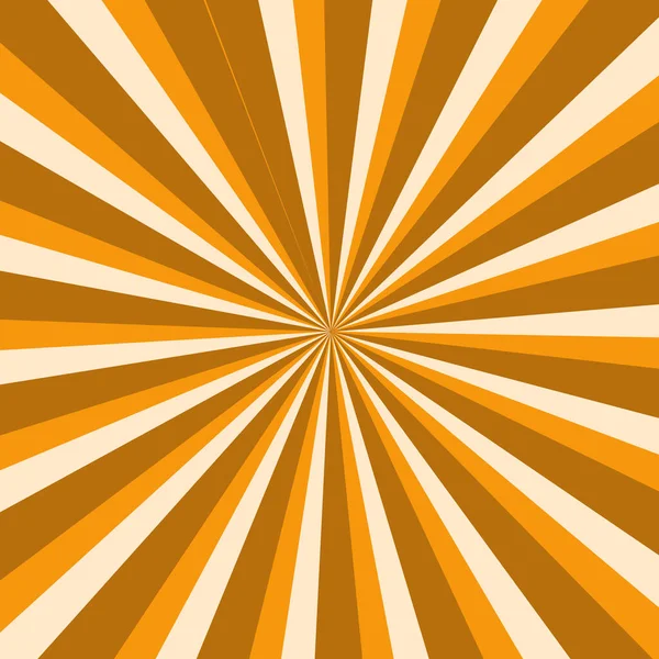 Retro Orange ve Yellow Sunburst Rays Soyut Arkaplan Tasarımı