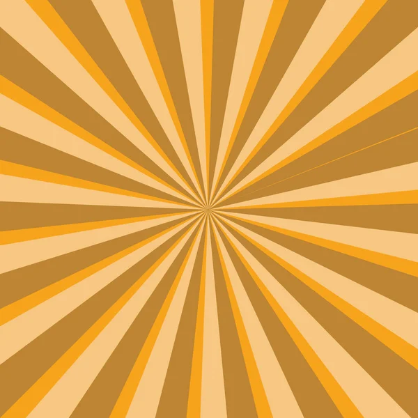 Retro Orange ve Yellow Sunburst Rays Soyut Arkaplan Tasarımı
