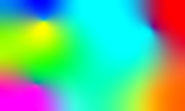 Canlı Soyut Gradyan Arkaplanı Kırmızı, Sarı, Mavi, Yeşil