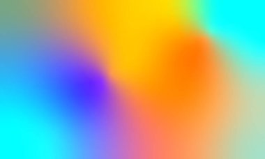 yeşil Mor Dalga Gradyan Arkaplanı