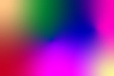 Yeşil Sarı Mavi Pembe Suluboya Dokusuyla Parlak Renkli Gradyan Arkaplanı