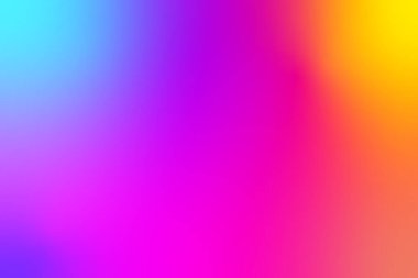 Mavi Pembe Sarı Soyut desenli Gradyan Arkaplan