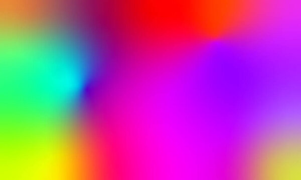 Blurred colored abstract background. Smooth transitions of iridescent colors. Colorful gradient. Rainbow backdrop.