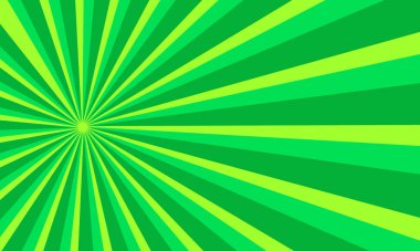 Yıldız patlaması ve flaş tasarımı ile Yeşil Işık Günışığı geçmişe dönük arkaplanı