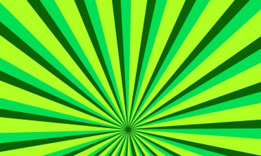 Yıldız patlaması ve flaş tasarımı ile Yeşil Işık Günışığı geçmişe dönük arkaplanı
