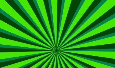 Yıldız patlaması ve flaş tasarımı ile Yeşil Işık Günışığı geçmişe dönük arkaplanı