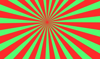 Kırmızı yeşil güneş ışığı renkli vektör arkaplanı. 