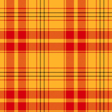 Orange and Black Halloween Tartan Plaid Seamless Pattern for Textiles and Digital Designs