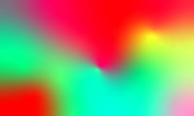 Pink Red Green Abstract Gradient Background