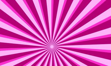 Yeşil ve Kırmızı Güneş ışınları Soyut Tasarım