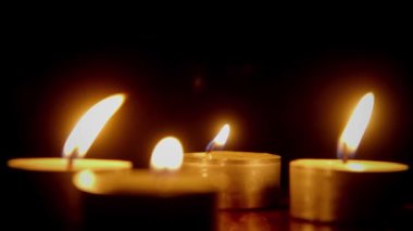4 Candels stok video