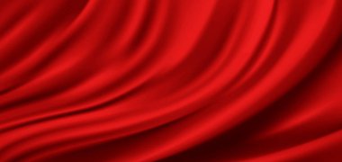 kırmızı saten kumaş dokusu arkaplanı