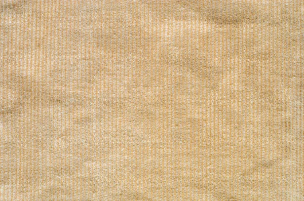 Texture of Beige Velvet Clothes. Textile Fabric of Corduroy as Background