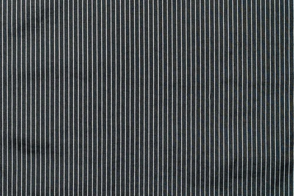 Текстура Чорної Тканини Вузькими Білими Вертикальними Лініями — стокове фото