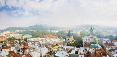 Lviv, Ukrayna Park Yüksek Şatosu Panoraması