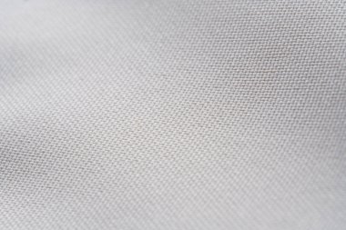 Beyaz Oxford kumaş dokusu yakın plan