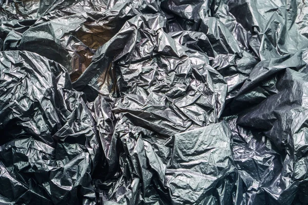 Siyah Plastik Çöp Torbası Doku
