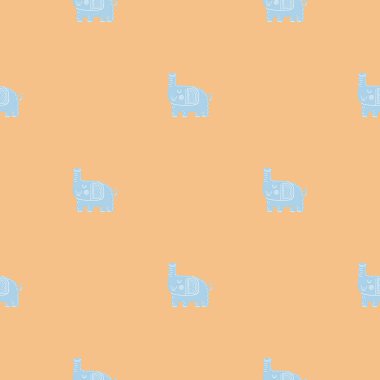 Filler İskandinav tarzı ile güzel çocukça sorunsuz vektör desen