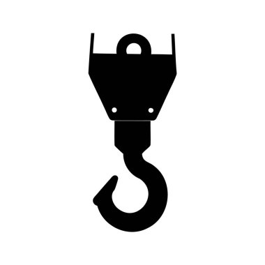 Ağır yük vinç kancası, inşaat ve endüstriyel işler için ekipman, vinç kancası çizimi