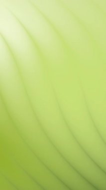 Düz soyut akış eğrileri olan yeşil sarı dalga dikey arkaplan