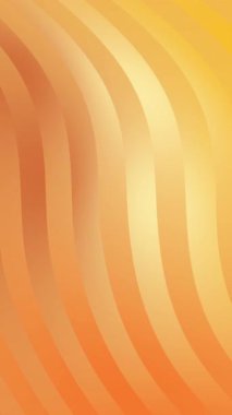Pürüzsüz soyut akışkan sıcak eğimlerle turuncu sarı dalga dikey arkaplan