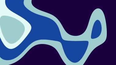 Yumuşak soyut eğimli eğimli mavi organik dalga arkaplanı