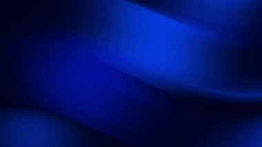 Pürüzsüz soyut akış eğrisi olan koyu mavi arkaplan