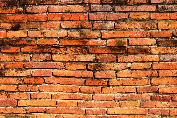 Old Brick Wall Grunge Texture Background Cracked Red Brick Wall — Stock Photo, Image