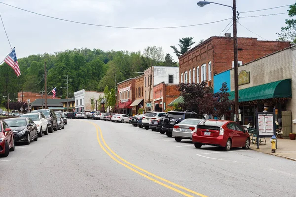 Saluda, Nc / ABD - 06 Mayıs 2018. Eski Amerikan şehir. 