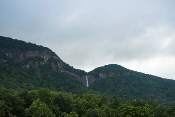 Mountains in the clouds. Chimney rock, NC, USA